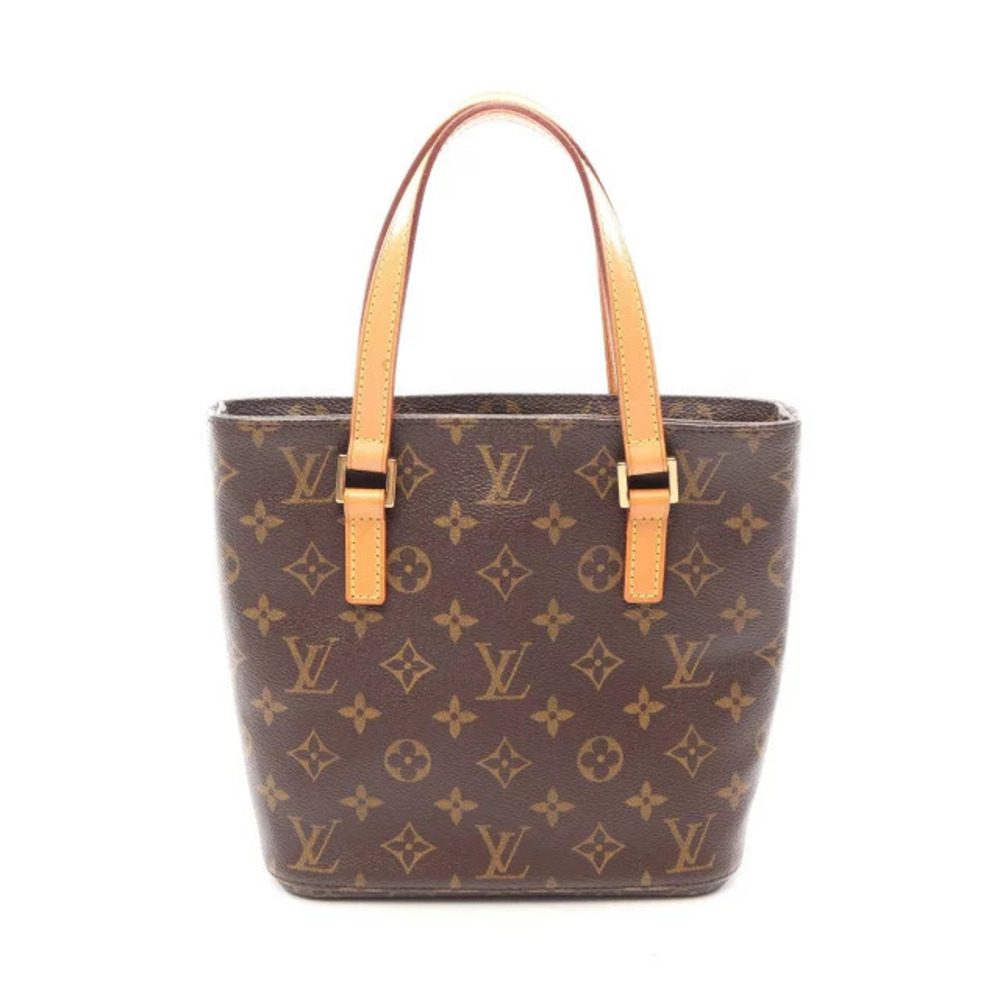 Louis Vuitton Vavin Monogram Handbag Canvas Leather Brown